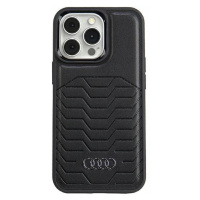 Audi Synthetic Leather Pouzdro pro Magsafe pro iPhone 13 Pro Max Black