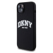 DKNY Liquid Silicone Arch Logo MagSafe kryt iPhone 15 Plus černý