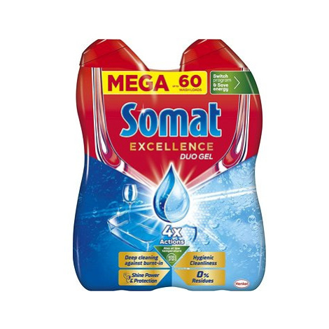 SOMAT Excellence Duo Hygienic Cleanliness 60 dávek, 1,08 l