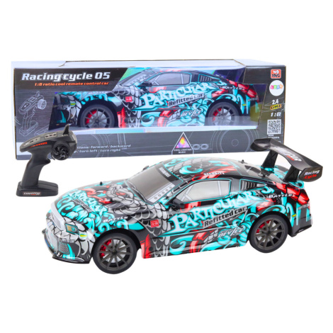 mamido Sportovní auto na dálkové ovládání RC 1:8 graffiti