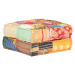 vidaXL Pouf 60 x 70 x 36 cm patchwork textil