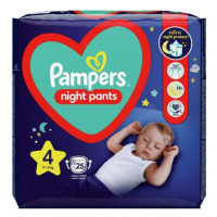 Pampers Night Pants 4 plenkové kalhotky 9-15kg 25ks