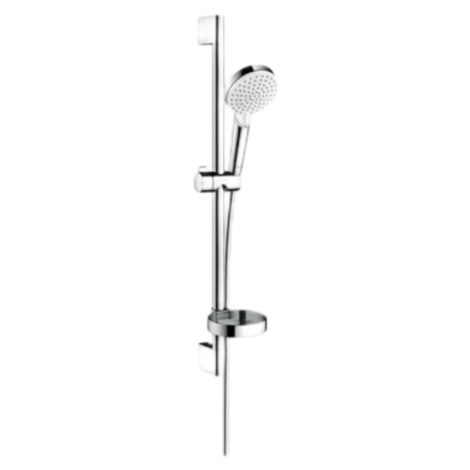 Sprchový set Hansgrohe Crometta na stěnu bez baterie bílá/chrom 26553400