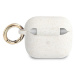 Guess GUA3SGGEH pouzdro na Airpods 3. Generace white Silicone Glitter