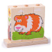 Bigjigs Toys Dřevěné nasazovací kostky ANIMALS