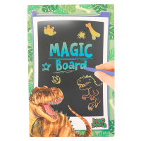 Dino World, 3498985, Magic board, magická kreslící LCD tabulka, 1 ks