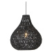 Retro závěsná lampa černá 45 cm - Lina Drop