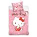 TipTrade Povlečení do postýlky 100x135 + 40x60 cm - Hello Kitty Malá mlsalka