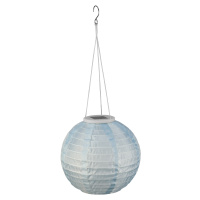 Livarno home Solární LED lampion, Ø 22 cm (modrá, kulatá)