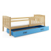 Dětská postel KUBUS s úložným prostorem 80x190 cm - borovice v-ruzova-bms