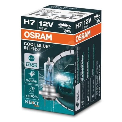 Autožárovka H7, 12V, 55W, PX26d, Cool Blue Intense Next Generation (1ks) OSRAM