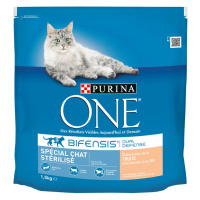 PURINA ONE Sterilized se pstruhem - 2 x 1,5 kg