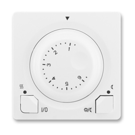 ABB Swing (L) termostat otočný 3292G-A10101 B1 jasně bílá