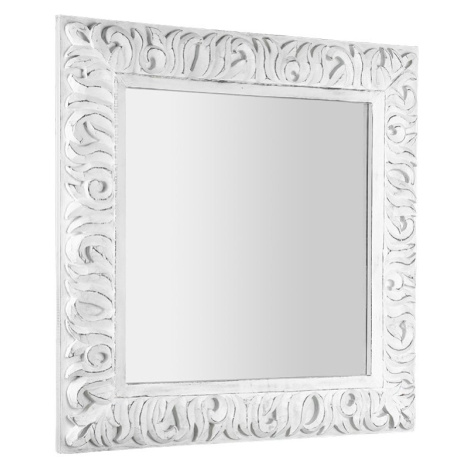 ZEEGRAS zrcadlo v rámu, 90x90cm, bílá IN395 Sapho