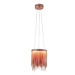 LED Lustr na lanku CASCATA COPPER LED/54W/230V