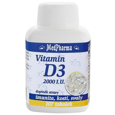 MedPharma Vitamin D3 2000 I.U. tob.107