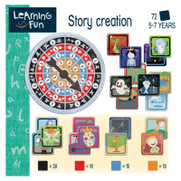 Naučná hra pro nejmenší Story Creation Educa Učíme se vymýšlet pohádky s obrázky 72 dílů od 5 le