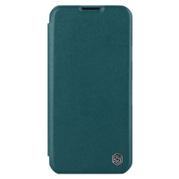 Flipové pouzdro Nillkin Qin Book PRO Plain Leather pro Apple iPhone 15, exuberant green