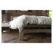 Dřevěná postel Stacy, provedení BO105 šedý granit, 140x200 cm