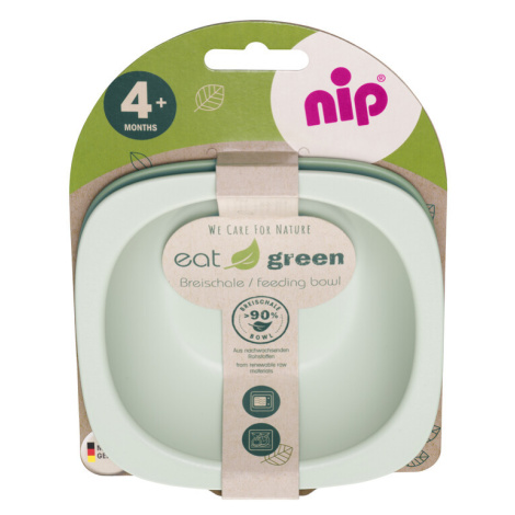 NIP - GREEN line miska, 2ks, green/light green