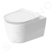 DURAVIT Soleil by Starck Závěsné WC se sedátkem SoftClose, Rimless, HygieneFlush, HygieneGlaze, 