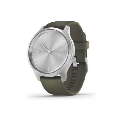 Garmin vivomove3 Style, Silver/Green Band