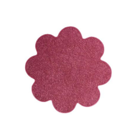 Vopi Kusový koberec Eton růžový květina