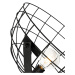 Průmyslová stojací lampa černá 50 cm nastavitelná - Hanze