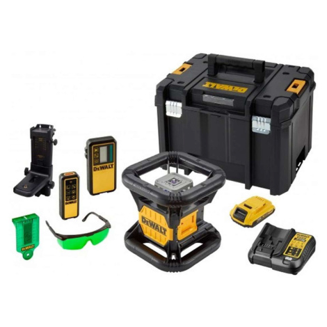 DeWALT Příslušenství - 18V AKU rotační laser, dosah 600 m, s příslušenstvím, 1x aku 2,0 Ah XR, n