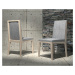 Estila Moderní designová jídelní židle Rodas s masivními nožičkami a rámem s volitelným čalouněn