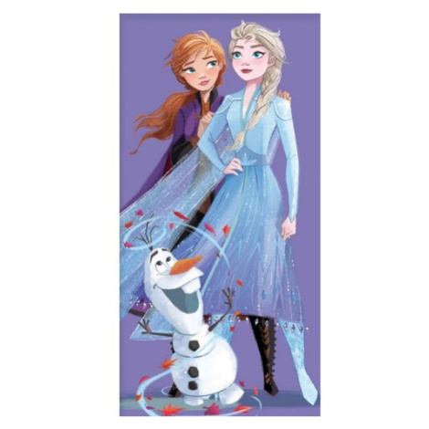 Carbotex Dětská osuška Ledové Království Elsa Anna a Olaf