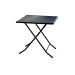 Skládací stůl FELIPO — 70×70 cm, černý kov