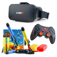 dárek Pod Stromeček Brýle Vr Brýle 3D 360 Stupňů+gamepad+vystřelovač Raket