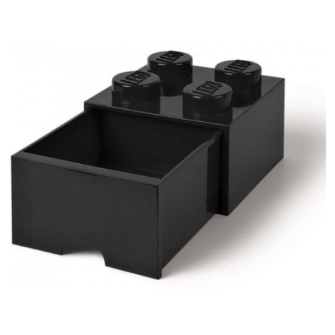 Lego® úložný box 250x252x181 se šuplíkem černý