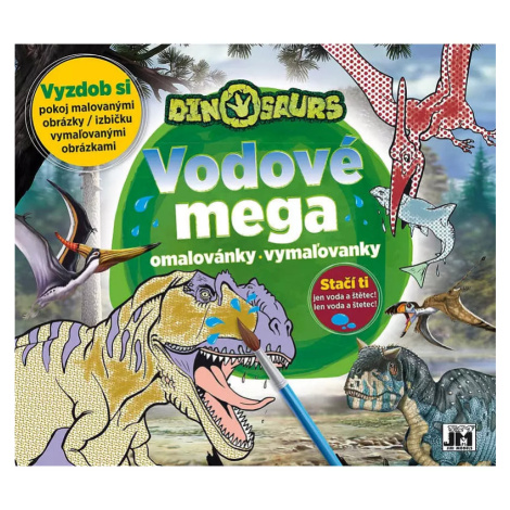 JIRI MODELS Mega omalovánky vodové Dinosauři