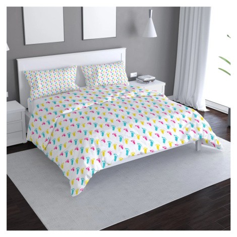 Povlečení Obtisk nožiček - 140x220 / 90x70