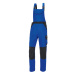 PARKSIDE® Pánské zateplené pracovní kalhoty s laclem (54, modrá/černá)