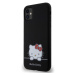 Hello Kitty Liquid Silicone Daydreaming Logo kryt iPhone 11 černý