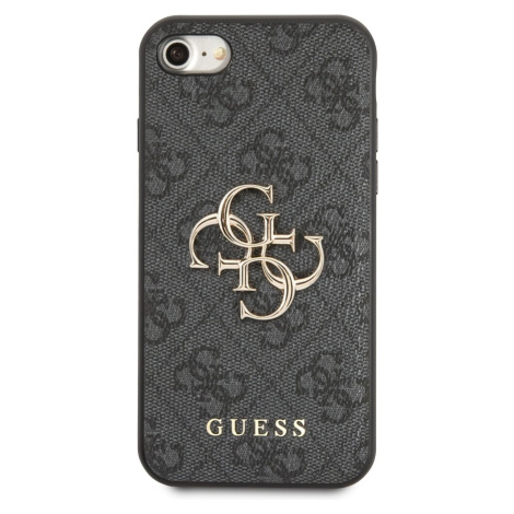 Guess PU 4G Metal Logo kryt iPhone 7/8/SE (20/22) šedý