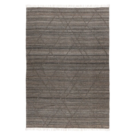 Obsession koberce Ručně tkaný kusový koberec My Dakar 365 anthracite – na ven i na doma - 160x23