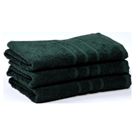 VER Froté ručník UNI tm.zelená Rozměr: 50x100 cm