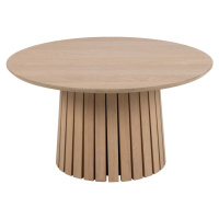 Kulatý konferenční stolek v dekoru dubu ø 80 cm Christo - Actona