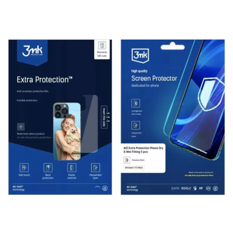Ochranná fólia 3MK All-In-One Extra Protection Phone laminate 5 pcs (5903108471909)
