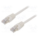 GEMBIRD kabel patchcord Cat5e stíněný FTP 5m, šedý