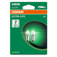 OSRAM H6W 12V 6W BAX9s ULTRA LIFE 2ks blistr 64132ULT-2BL