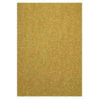 Lano - koberce a trávy Neušpinitelný kusový koberec Nano Smart 371 žlutý - 400x500 cm