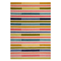 Flair Rugs koberce Ručně všívaný kusový koberec Illusion Piano Pink/Multi - 120x170 cm