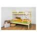 Vyspimese.CZ Dětská postel Bela patrová Rozměr: 120x200 cm, Barva: lak
