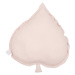 Cotton &amp; Sweets Lněný polštář lipový list pudrově růžová 38×43 cm