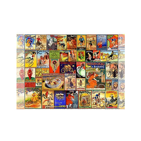 GRAFIKA Puzzle Vintage plakáty s koly 1000 dílků